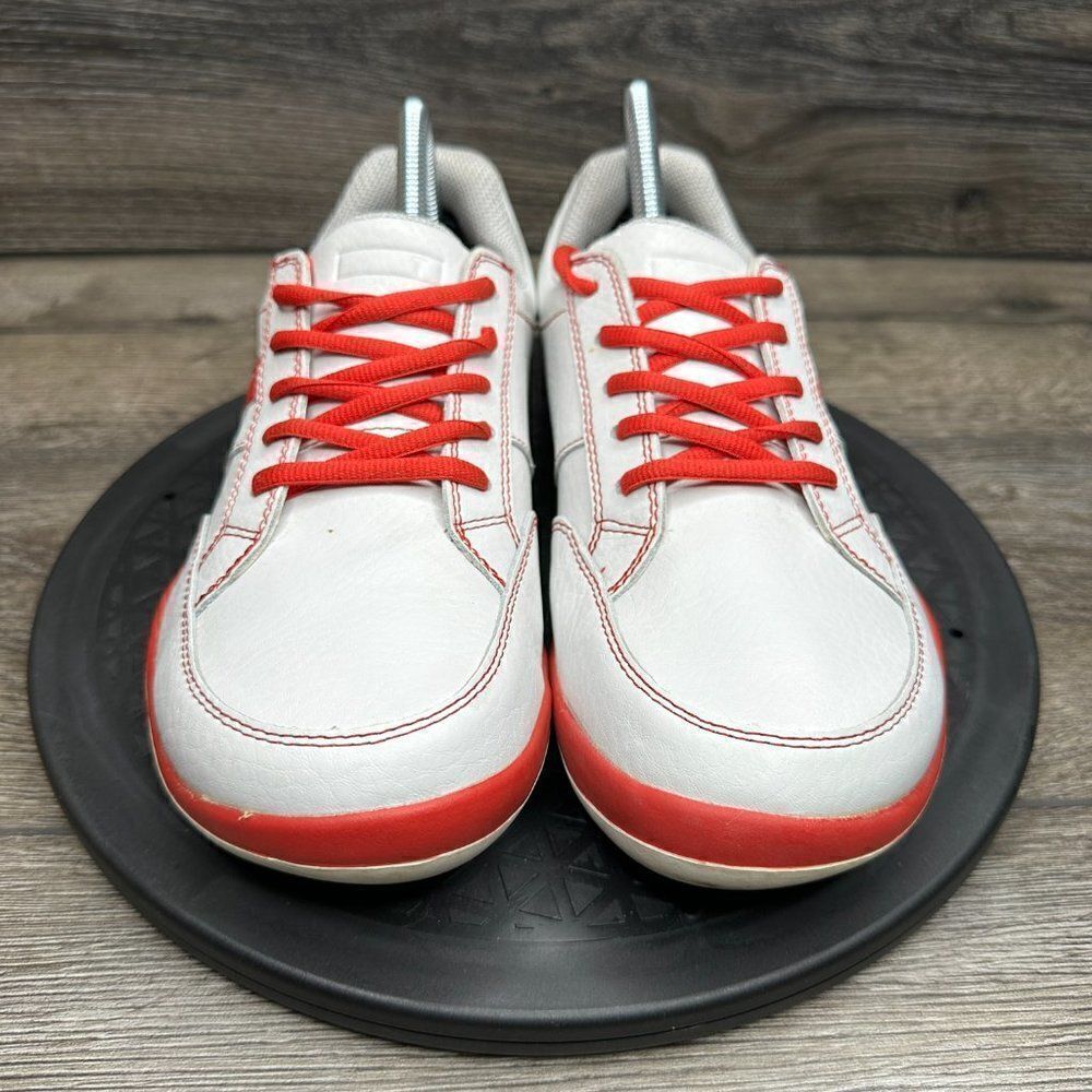 True Linkswear Golf Shoes Men's  Size 7 Gray/White/Red - Picture 2 of 7